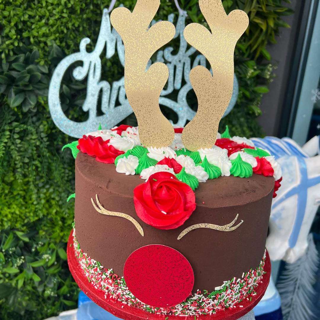 Xmas Reindeer Cake